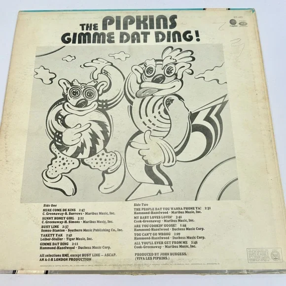 The Pipkins Gimme Dat Ding Vinyl Record - Picture 2 of 4